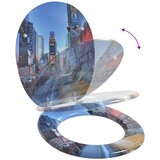  WC daska Šareni 43 8 x 37 8 cm MDF ploča - 1 New York Ne | shoptok.hr