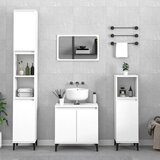  3-dijelni set kupaonskog namještaja bijeli konstruirano drvo | shoptok.hr