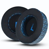 INF Hladilne blazinice za ušesa iz ledene svile za slušalke AKG Black+Blue, (21741197) | Shoptok.si
