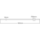 Zuma line W90477-90BK - led zidno svetlo troy LED/12W/230V 90 cm crno | Eponuda.com