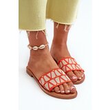 Boto Women's Flat Heel Sandals Orange Traivea | ePonuda.com