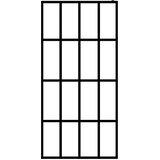 Pregrada za tuširanje od prozirnog kaljenog stakla 140 x 195 cm | Eponuda.ba