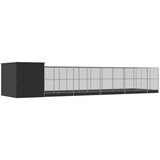  Kavez za ptice s produžetkom srebrni 1118x303x216 cm čelični | Eponuda.com