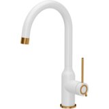 Quadron slavina INGRID snježno bijela/nano PVD bakar | shoptok.hr