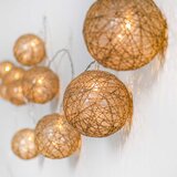 New Garden Zunanja niz svetilk 3,3 m vključno z LED 10 luči - Pallina | Shoptok.si