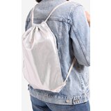 SHELOVET Fabric Backpack Bag silver Cene