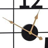 vidaXL Zidni sat crni Ø 50 cm željezni | shoptok.hr