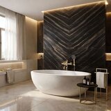 REA Bath Baterija za kadu Rea Lungo Stripe Gold Brush | shoptok.hr