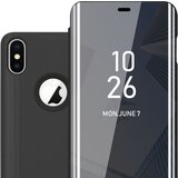 Cadorabo CASE, združljiv z Apple v turmalinski črni barvi - Clear View Zrcalo Zaščitni pokrov s funkcijo stojala 360 stopinj zaščita, (20567481) Cene