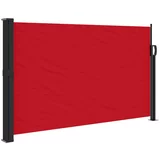 vidaXL Zložljiva stranska tenda rdeča 120x600 cm, (21069707)