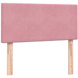 Box spring krevet s madracem ružičasti 80 x 220 cm baršunasti | shoptok.hr