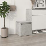 The Living Store Predalnik betonsko siv 40,5x40x40 cm inženirski les - Predalnik, (21750187) | Shoptok.si