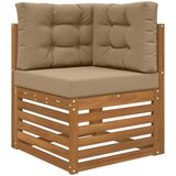  Jastuk za vanjsku sofU 3 pcs Sivo-smeđa Poliester | Eponuda.com