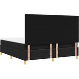  Krevet s opruga kutije s uzglavljem Crna 180 x 200 cm tkanina | shoptok.hr