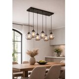  Brilagi - Visilica na sajli 6xE27/60W/230V crna/dimljeno-siva | Eponuda.com