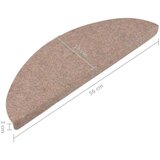  Samoljepljivi otirači za stepenice 15 kom 56x17x3 cm bež | shoptok.hr