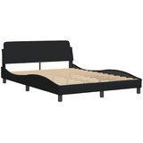  Okvir za krevet bez madraca Hanko crni 140x200 cm od tkanine | shoptok.hr