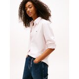 Tommy Jeans Bluza pastelno roza / bela | Shoptok.si