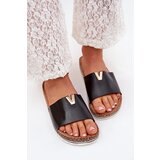 Boto Women's Cork Platform Slippers With Decorative Detail Black Vessira | shoptok.hr