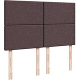 vidaXL Box spring postelja z vzmetnico temno rjava 160x200 cm blago, (21321079) | Shoptok.si