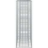  Gabionski uzdignuti krevet 2 pcs Srebrno 130 x 50 x 150 cm | shoptok.hr