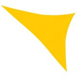 vidaXL Senčno jadro 160 g/m² rumeno 3x4x5 m HDPE, (20702668) | Shoptok.si