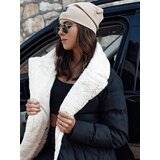 DStreet Kurtka damska BALLMODA długa z futerkiem czarna | Shoptok.si