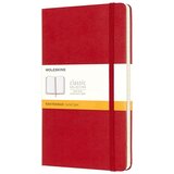 Moleskine Beležnica A5 trda platnica, rdeča - črte Cene