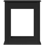  Okvir za kamin crni 75 x 20 x 87,5 cm od konstruiranog drva | shoptok.hr