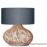Good&Mojo Tamno siva/u prirodnoj boji stolna lampa s tekstilnim sjenilom (visina 60 cm) Kalahari –