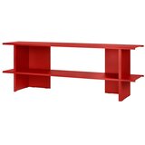 noo.ma Crveni metalni regal 160x57x37 cm Hes – Cijene