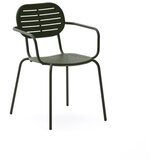 Kave Home Temno zelen kovinski vrtni stol Brai – | Shoptok.si