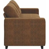 SOFA za 3 osobe Smeđa 220 cm Umetnička suknja koža | shoptok.hr
