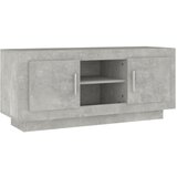 Maison Chic TV omarica - TV stojalo - Televizijska omarica betonsko siva 102x35x45 cm inženirski les, (21699024) Cene