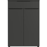 Germania Antracitno siva visoka komoda 81x120 cm Mailand – Cene