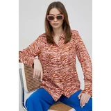 Sisley Košulja za žene, boja: ružičasta, regular, s klasičnim ovratnikom