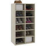  Stalak za cipele boja hrasta 54x34x100,5 cm konstruirano drvo | shoptok.hr