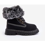 Boto Children's Trapper Boots with Zip and Faux Fur Black Gerande | ePonuda.com