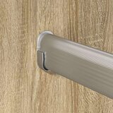  Cijev za ormar 2 pcs Srebrno 764 x 15 x 29 mm | shoptok.hr