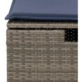  4-dijelni set vrtnih sofa od poliratana s jastucima sivi | shoptok.hr