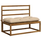  Jastučić za klupu VIANEN 100% poliester Krem 100 x 60 x 12 cm Slike