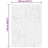  Tepih HUARTE kratkih vlakana mekani i perivi crni 120x170 cm | shoptok.hr
