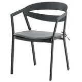 Venture Home Slit vrtna stolica s rukohvatima, crna | shoptok.hr