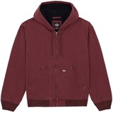 Dickies Puloverji Hilham Hooded Canvas Jacket Kostanjeva Cene
