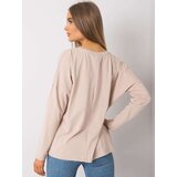 RUE PARIS Blouse-RV-BZ-7209.24P-beige | Shoptok.si