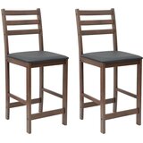  Trpezarijske stolice 2 pcs Svijetlosmeđa 40 x 47,5 x 99,5 cm | Eponuda.com