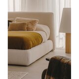 Kave Home Bež oblazinjena zakonska postelja 160x200 cm Martina – | Shoptok.si