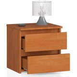 AKORD Cl2 Nočna Omarica, 2 Predala, Jelša, (5000332006) | Shoptok.si