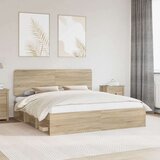  Konstrukcija postelje Sonoma 180 x 200 cm Masivno borovo les, (5000102681) | Shoptok.si