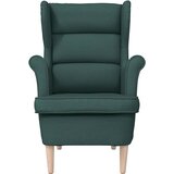 vidaXL Fotelja tamnozelena 74x84x100 cm od tkanine | shoptok.hr